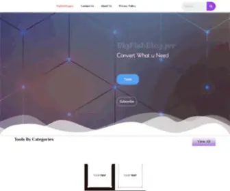 Bigfishblogger.com(Tools Website) Screenshot