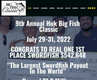 Bigfishclassic.com(2015 Huk Big Fish Classic) Screenshot