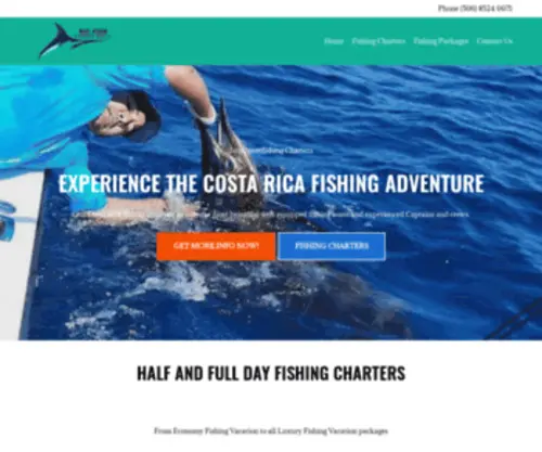 Bigfishcostarica.com(Los Suenos Fishing Charters) Screenshot