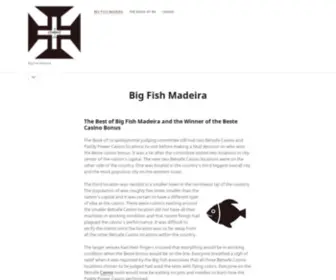 Bigfishmadeira.net(Big Fish Madeira) Screenshot