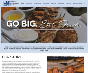 Bigfishrestaurantgroup.com(Big Fish Restaurant Group Home) Screenshot