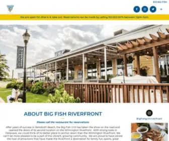 Bigfishriverfront.com(Wilmington DE Seafood Restaurant) Screenshot