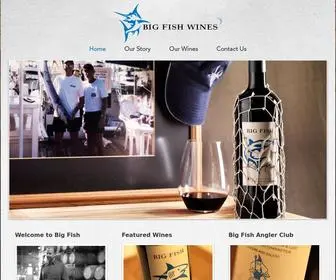 Bigfishwines.com(Big Fish Wines) Screenshot