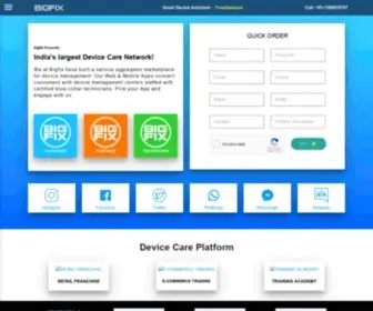Bigfix.in(Service Delivery Platform) Screenshot