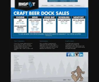 Bigfootbeverages.com(Bigfoot Beverage Distributors) Screenshot