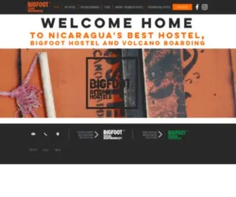 Bigfoothostelleon.com(Our hostel) Screenshot