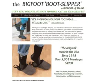 Bigfootofmaine.com(Bigfoot of Maine Slippers) Screenshot