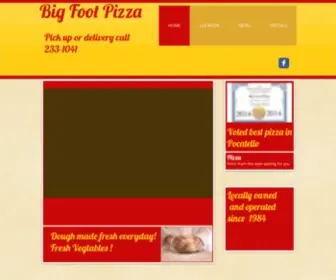 Bigfootpizzapocatello.com(Bigfootpizza) Screenshot