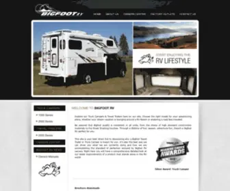 Bigfootrv.com(Bigfoot RV) Screenshot