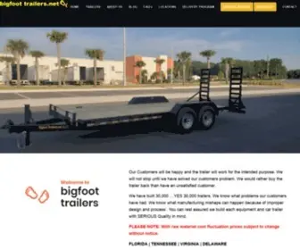 Bigfoottrailers.net(BIGFOOT TRAILERS) Screenshot