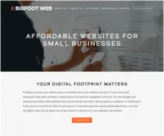 Bigfootweb.com(Bigfoot Web) Screenshot
