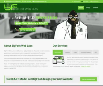 Bigfootweblabs.com(Custom WordPress web design and fully managed hosting) Screenshot