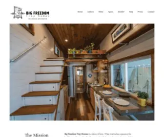 Bigfreedomtinyhomes.com(Big Freedom Tiny Homes) Screenshot