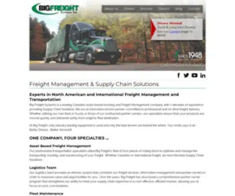 Bigfreight.com(Big Freight Systems Inc) Screenshot