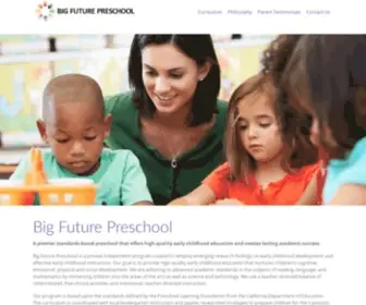 Bigfuture-Preschool.com(Big Future Preschool) Screenshot