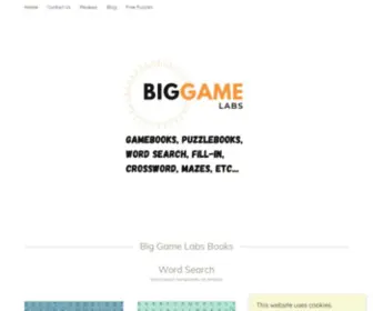 Biggamelabs.com(Big Game Labs) Screenshot