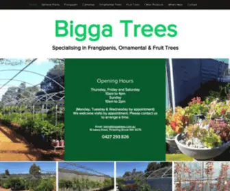 Biggatrees.com.au(Garden Centre) Screenshot