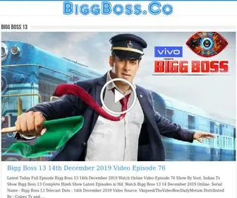 Bigg Boss 13 Watch Online Colors Tv Show HD Videos