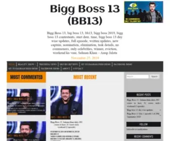 Biggboss13Winner.in(Biggboss 13 Winner) Screenshot