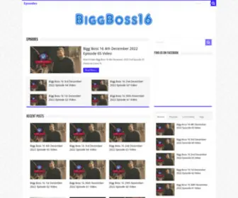 Biggboss16.tv(Bigg Boss 16 Colors Tv Watch Online All Episodes Free) Screenshot