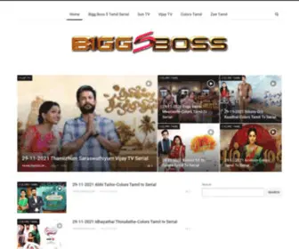 Biggbosstamil5.su(Bigg Boss Tamil Season 5 Watch Online Full Episodes Free) Screenshot