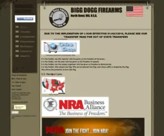 Biggdoggfirearms.com(Bigg Dogg Firearms) Screenshot