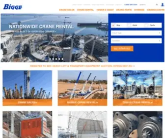 Bigge.com(Crane Sales) Screenshot