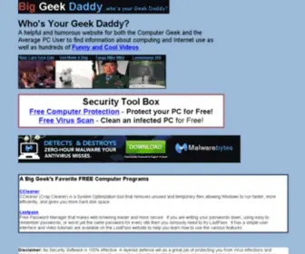 Biggeekdaddy.com(Big Geek Daddy) Screenshot