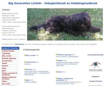 Biggeneration.com(Big Generation LinktĂĄr) Screenshot
