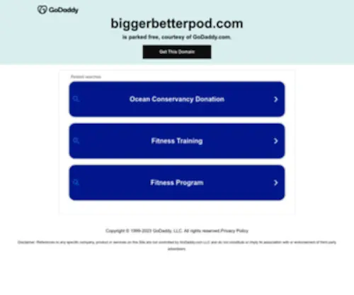 Biggerbetterpod.com(Bigger & Better Podcast) Screenshot