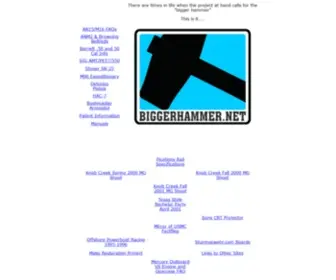 Biggerhammer.net(When a small hammer just ain't enough) Screenshot