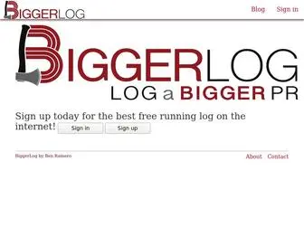 Biggerlog.com(Bigger Log) Screenshot