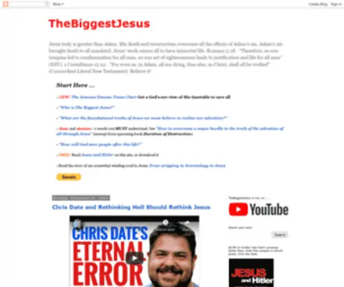 Biggestjesus.com(TheBiggestJesus) Screenshot