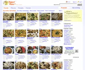 Biggestmenu.com(Biggest Menu) Screenshot