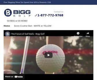 Bigggolf.com(Bigg Golf) Screenshot