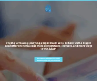 Biggiveaway.com.au(Win Online Competitions & Freebies at Big Giveaway) Screenshot