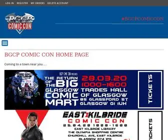 BigglasgowcomicPage.com(BGCP Comic Con) Screenshot