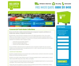 Biggreen.co.uk(Commercial Waste Collection) Screenshot