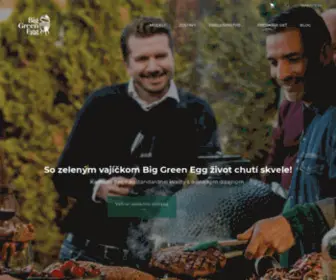 Biggreenegg.sk(Big Green Egg) Screenshot