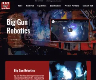 Biggunrobotics.com(Robotic Welding) Screenshot