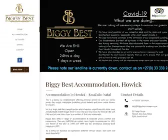 Biggybestcottages.co.za(Biggy Best Accommodation) Screenshot