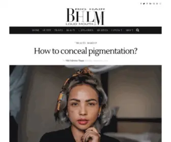 Bighairloudmouth.com(Indian Fashion Beauty Content creator) Screenshot