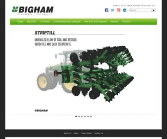 Bighamag.com(Bigham Ag) Screenshot