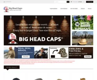 Bigheadcaps.com(BIG HEAD CAPS) Screenshot