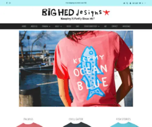 Bighed.com(Big Hed Designs) Screenshot