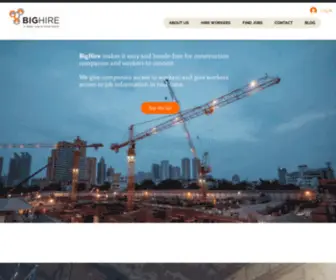 Bighireco.com(Construction Workers) Screenshot