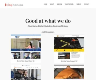 Bighitmedia.com(Big Hit Media // Advertising Agency) Screenshot