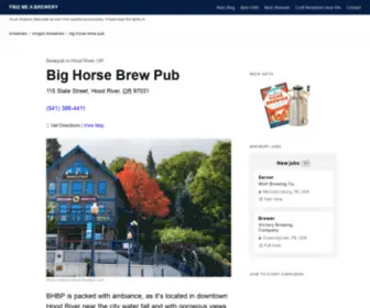 Bighorsebrewpub.com(Big Horse Brew Pub) Screenshot