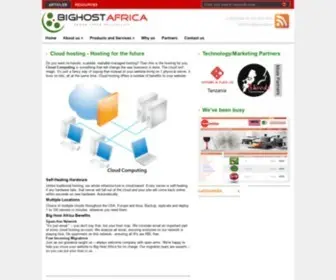 Bighostweb.com(Big Host Africa) Screenshot