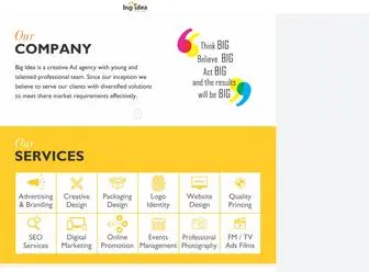 Bigideaad.com(Big Idea Advertising Company) Screenshot